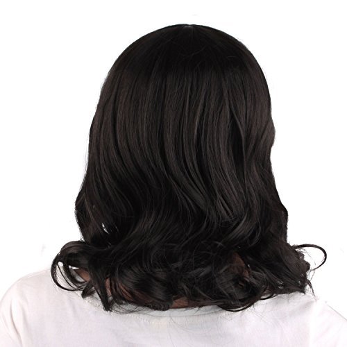 Black wig 2024 40 cm