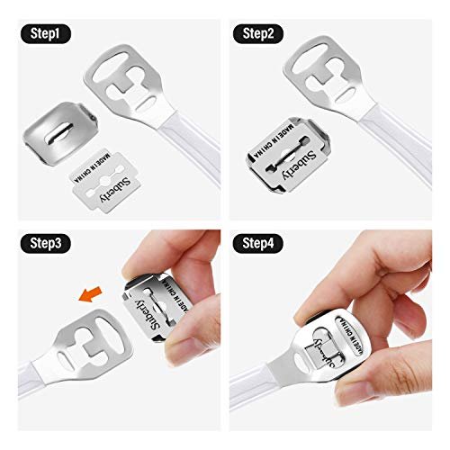 Callus Shaver Sets Include 10 Replacement Slices Callus Shavers Foot Care  Tools Hard Skin Remover For Hand Feet