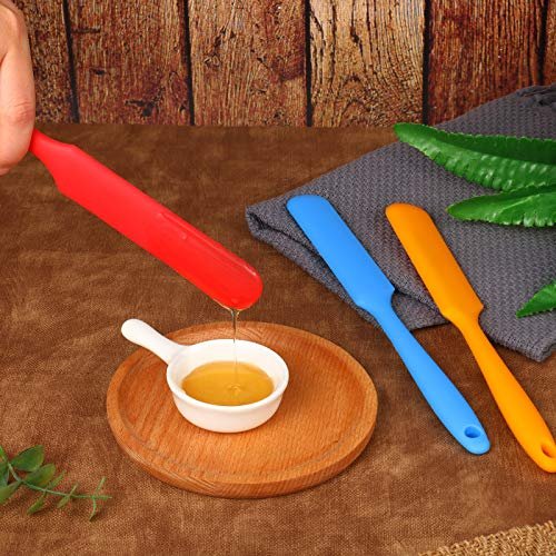 Silicone Stir Sticks Scraper Brushes, Non-Stick Wax Spatulas, Hair Removal  Waxing Applicator, Easy to Clean Reusable Scraper Large Area Hard Wax  Sticks for Home Salon Body Use and DIY Crafts Making 