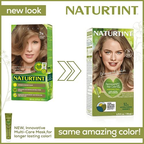 Naturtint Permanent Hair Color 7N Hazelnut Blonde (Pack of 6