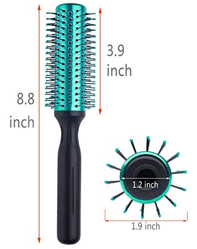 BEWAVE Big Holes Barber Hair Brush Sponge Dreads Locking Twist Afro Curl  Coil Wave Hair Care Tool, 2 Pcs with 1 Pc Hair Pick