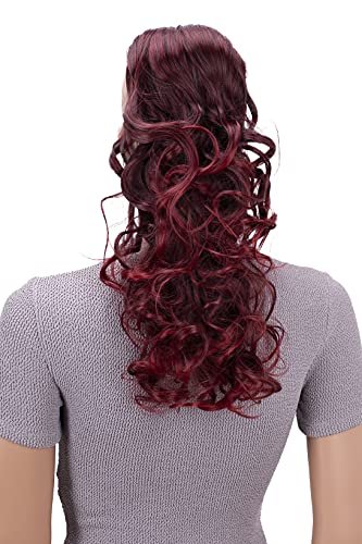 Prttyshop hair piece pony top tail extension draw string voluminous