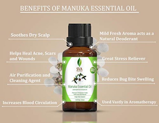 Manuka Essential Oil (Therapeutic Grade) 100% pure 100% Pure Essential Oils