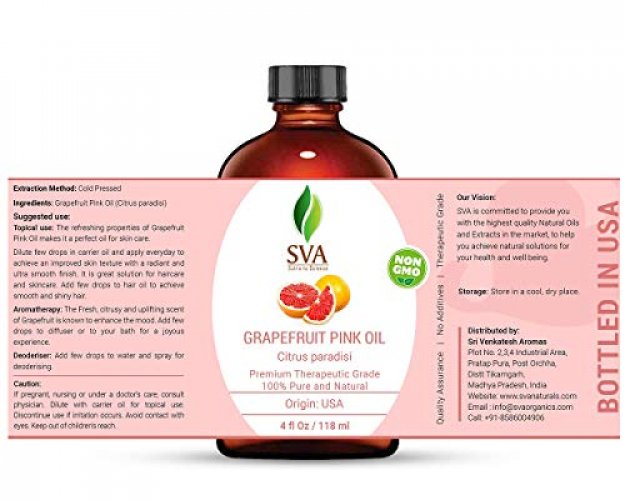 Sun Essential Oils 4oz - Grapefruit Essential Oil - 4 Fluid Ounces -  Imported Products from USA - iBhejo