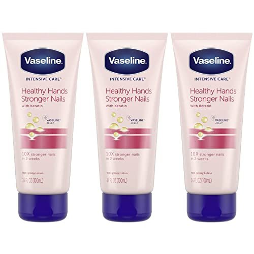 Vaseline, Intensive Care, Healthy Hands Stronger Nails With Keratin, Hand  Lotion - SmartLabel™