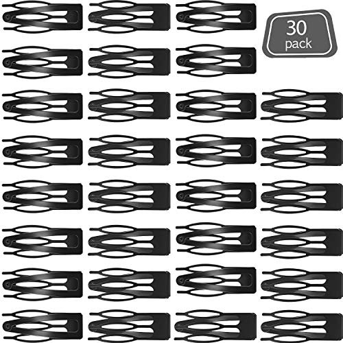 30 Pieces Double Grip Hair Clips Metal Snap Hair Barrettes for Women Girls  Hair Making (Black) - Shop Imported Products from USA to India Online -  iBhejo