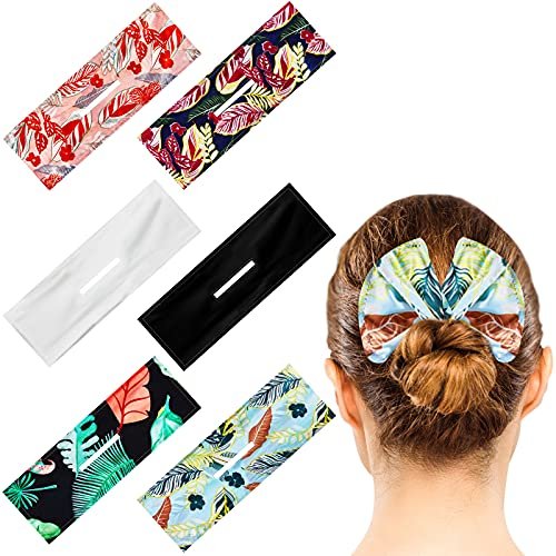 6 Piece Deft Bun Hair Bun Maker Multicolor Cloth Magic Clip French Hairstyle  Bun Shaper French Hairstyle Donut Bun Maker Flexible Reusable Bun Twiste -  Shop Imported Products from USA to India