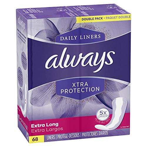 Always Anti-Bunch Xtra Protection, Panty Liners For Women, Extra Long  Length, Unscented, 68 Count X 4 Packs (272 Count Total) - Imported Products  from USA - iBhejo