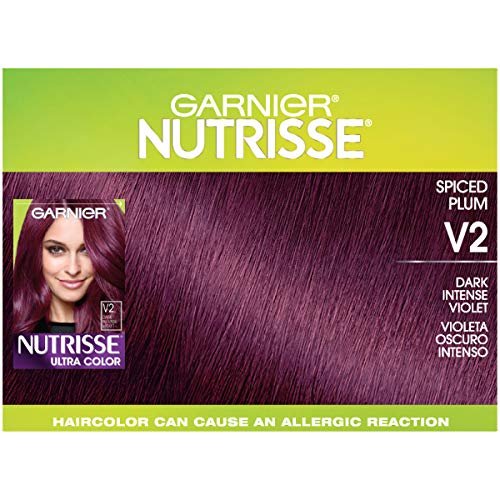 Garnier Nutrisse Ultra Color Nourishing Hair Color Creme, V2 Dark Intense  Violet - Shop Imported Products from USA to India Online - iBhejo
