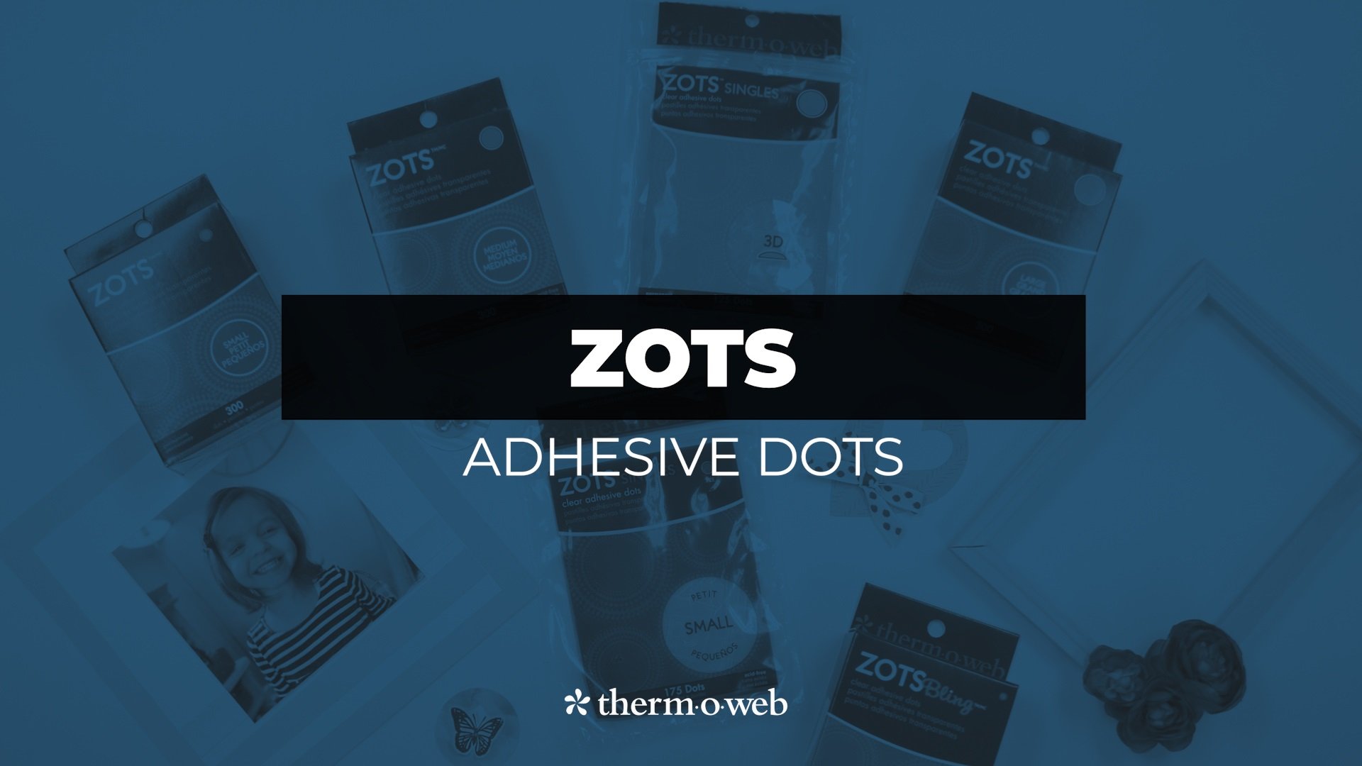 Zots Clear Adhesive Dots 3D 1/2x1/8 Thick 200/Pkg