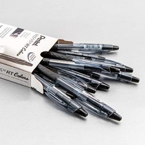 Uni-Ball UM-153 Signo Gel Ink Ballpoint Pen Value Set, White & Blue Black,  Bold 1.0 mm, 2 Pens Each - Total 4 Pack (Japan Import)