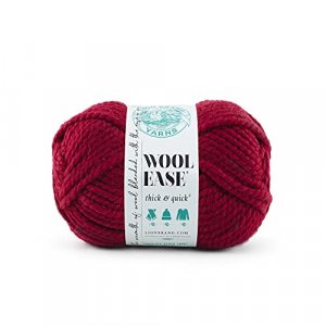 Lion Brand Yarn Wool-Ease Thick & Quick Yarn, Soft And Bulky Yarn