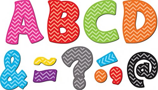 Lime Polka Dots Funtastic 4 Letters Combo Pack - TCR5345