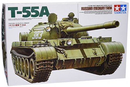 Tamiya 35257 1/35 Soviet Tank T-55A Plastic Model Kit