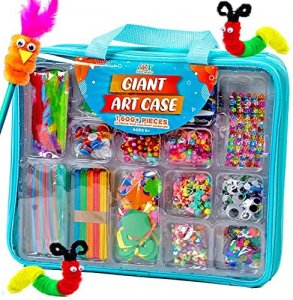 Imagimake Window Art Jungle Art Kit | Suncatcher Art Supplies | Boys & Girls Toys Age 6-8 | Arts & Crafts Toys for Ages 8-13 | Animal Kingdom Toy