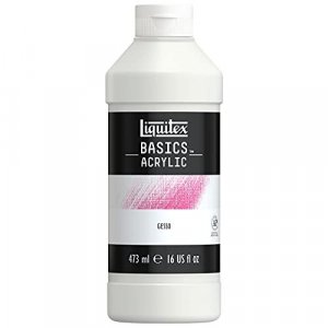 Liquitex Professional Gesso Surface Prep Medium, 473ml (16-oz), White