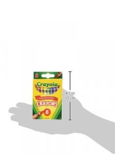 Crayola Crayons,8 Count (3 Pack), Pack of 3, 3 Piece - Imported