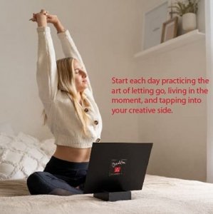 The Original Buddha Board Art Set:Water Painting w/Bamboo Brush, Inkless Drawing Board-Painting, Art Supplies Ideal Relaxation Gifts for Women or Men