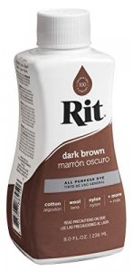 Rit Dye Liquid Fabric Dye, 8-Ounce, Dark Brown