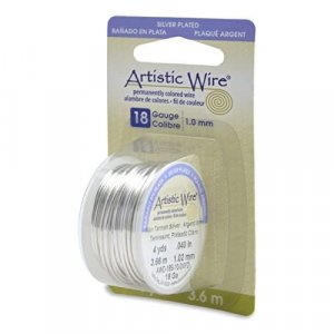 Eboot Stem Wire Floral Wire 14 inch 26 Gauge Wire 100 Pieces (White)