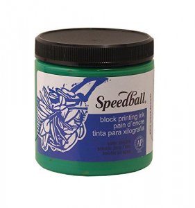 Speedball Fabric Screen Printing Ink, 8-Ounce, Black For T-Shirt