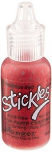 Ranger Stickles Glitter Glue 1/2-Ounce, Christmas Red