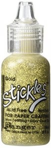 Ranger 1/2-Ounce Stickles Glitter Glue, Gold (Sgg01-799)