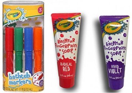 Crayola Bath, Skin & Hair  Crayola Bathtub Fingerpaint Soap Set