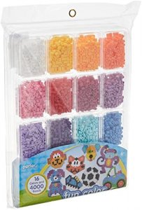 Perler Beads Large Square Pegboards for Kids Crafts 4 Pcs