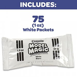  Crayola Model Magic - White (1oz), 75 Count, Bulk Clay, Air Dry Modeling  Clay For Kids, Bulk School Supplies For Teachers : Toys & Games