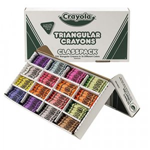 Crayola Triangular Crayon Classpack, Toddler Crayons, 16 Assorted Colors,  256 Count, Bulk - Imported Products from USA - iBhejo