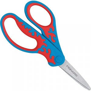 Fiskars 5 Pointed-Tip Kids Scissors Lt. Blue w/Blade Sheath