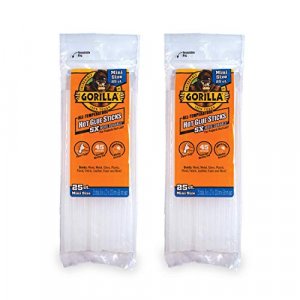 Gorilla Hot Glue Sticks, Mini Size, 8