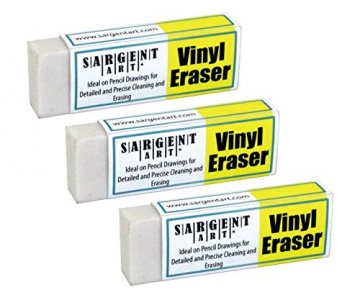 Sax Non-Abrasive Soap Eraser, 1 x 1 x 1/2 Inches, White, Pack of 24