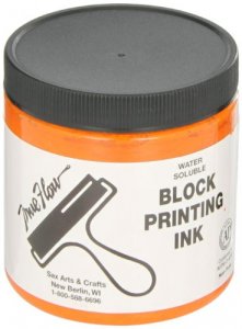 Jacquard Professional Screen Print Ink Water-Soluable 4oz Jar Gold