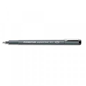 Staedtler Pigment Liner 0.05 mm black [Pack of 5] (60471-PK5)