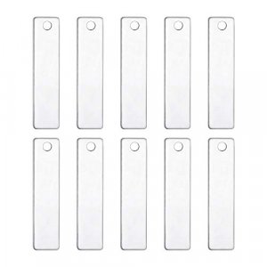 HooAMI 30pcs Silver Plated 5 Holes Safety