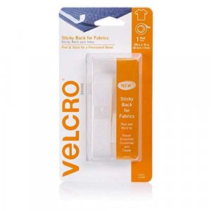 Velcro Brand For Fabrics, Permanent Sticky Back Fabric Tape For  Alterations And Hemming, Peel And Stick - No Sewing, Gluing, Or Ironing