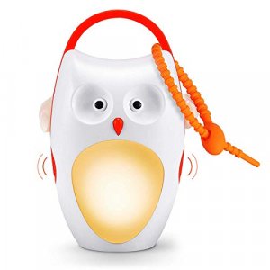 SOAIY Baby Sleep Soother Shusher Sound Machines, Baby Gift, Night Light, 8 Soothing Sounds and 3 Timers for Traveling, Sleeping, Baby Carriage (owl)