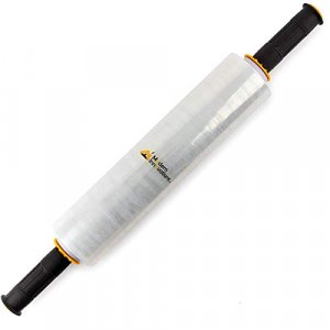 15 Inch Stretch Wrap - Industrial Clear Plastic Stretch Wrap Film for Pallet Wrap, Moving Supplies Stretch Wrap - 1000 Feet, 60 Gauge, 1 Pack