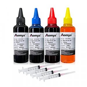 Aomya Ink Refill Kit 100ml for HP 61 60 62 63 564 920 901 902 932 933 934 940 950 951 952 94 95 96 Inkjet Printer Cartridges Refillable Ink Cartridge