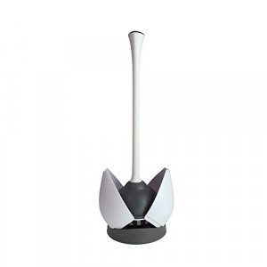 Clorox Toilet Plunger with Hideaway Storage Caddy, 16.5 x 6.5 x 6.5