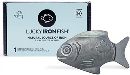  Lucky Iron Fish Ⓡ A Natural Source of Iron - The Original  Cooking Tool to Add Iron to Liquid-Based Meals, Reduce Iron Deficiency  Risks - an Iron Supplement Alternative, Ideal for