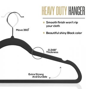  Velvet Hangers 50 Pack - Extra Strong to Hold Heavy