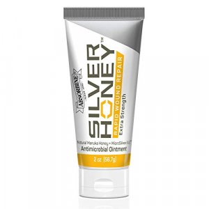 Absorbine Silver Honey Rapid Wound Repair Ointment, Manuka Honey & MicroSilver BG, Veterinarian Tested Horse & Animal Wound Care, 2oz Tube