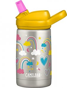 Contigo Aubrey Kids Cleanable Water Bottle with Silicone Straw and  Spill-Proof Lid, Dishwasher Safe, 14oz, White Sharks 