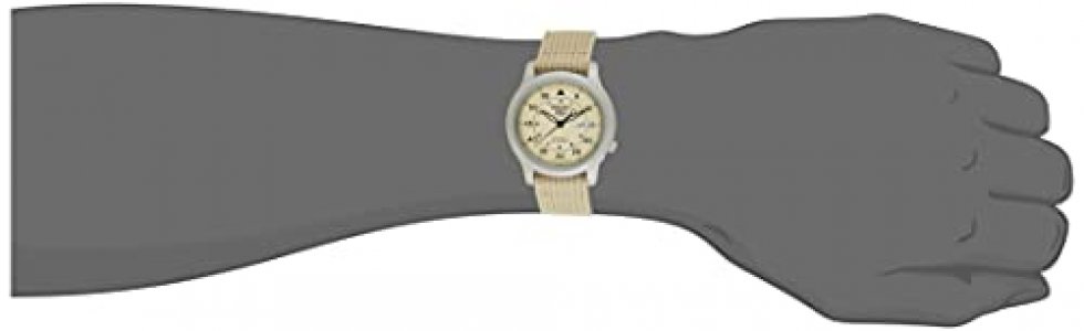 Seiko men's snk803 seiko 5 automatic watch cheap with beige canvas strap