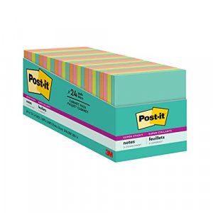 Post-it Super Sticky Big Notes, 11 in x 11 in, 1 Pad, 2X The Sticking  Power, Neon Green (BN11G)