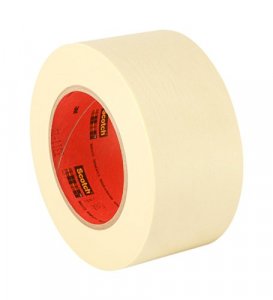 Lichamp Masking Tape 1 inch, 3 Pack General Purpose Masking Tape Beige,  White Masking Paper for Painting, Arts, Crafts, 1 inch x 55 Yards x 3 Rolls