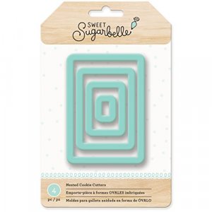 American Crafts 4 Piece Sweet Sugarbelle Nested Rectangle Cookie Cutter